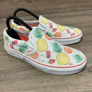 Vans Womens Authentic Limited Skate Shoes Sneakers Fruit Slip on 721356 Size 7.5